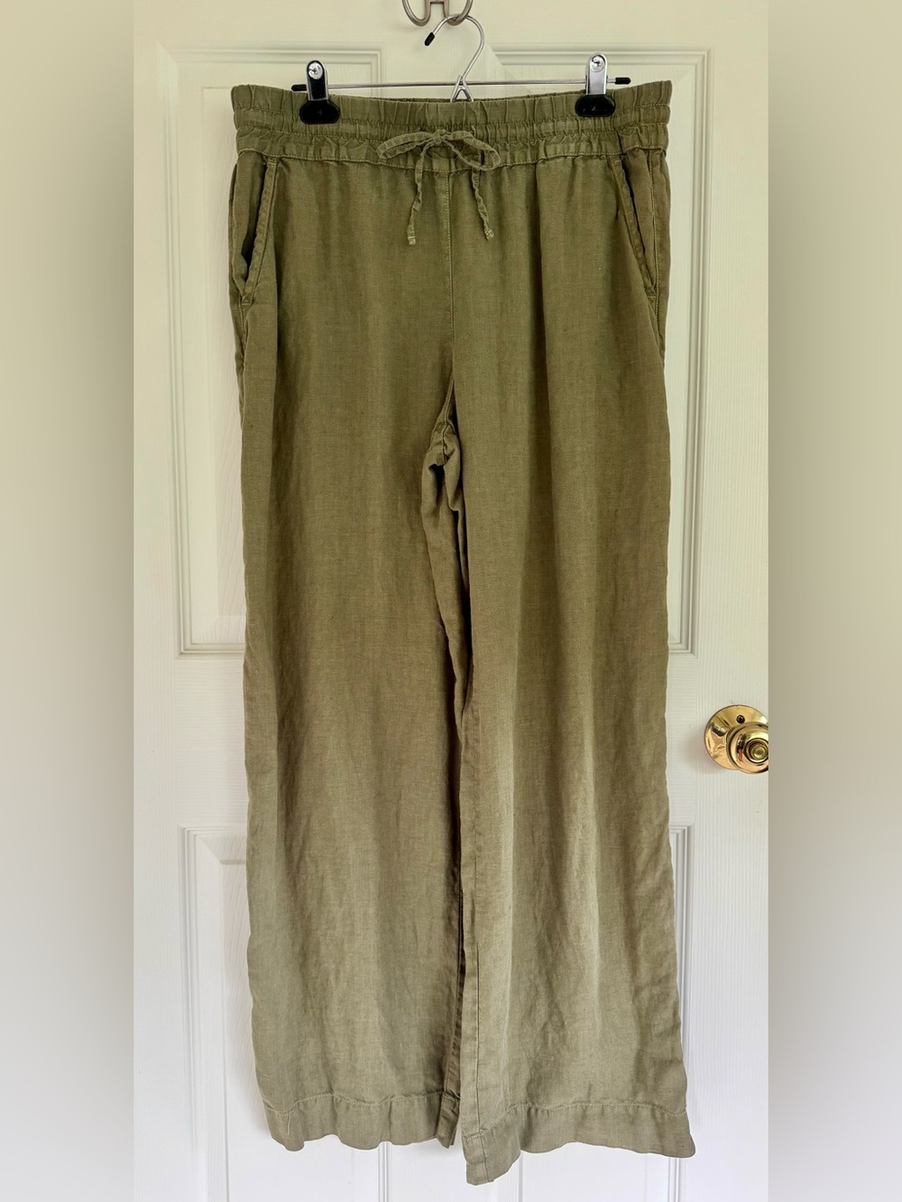 Tommy Bahama Two Palms High-Rise Wide-Leg Linen Pants